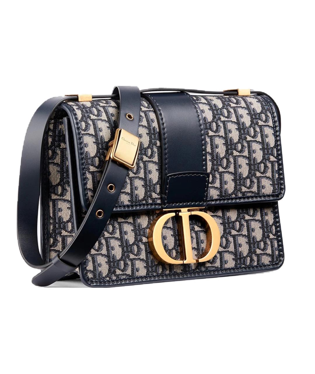 CHRISTIAN DIOR Темно-синяя сумка через плечо, фото 3