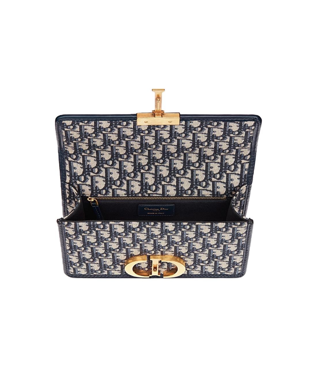 CHRISTIAN DIOR Темно-синяя сумка через плечо, фото 4