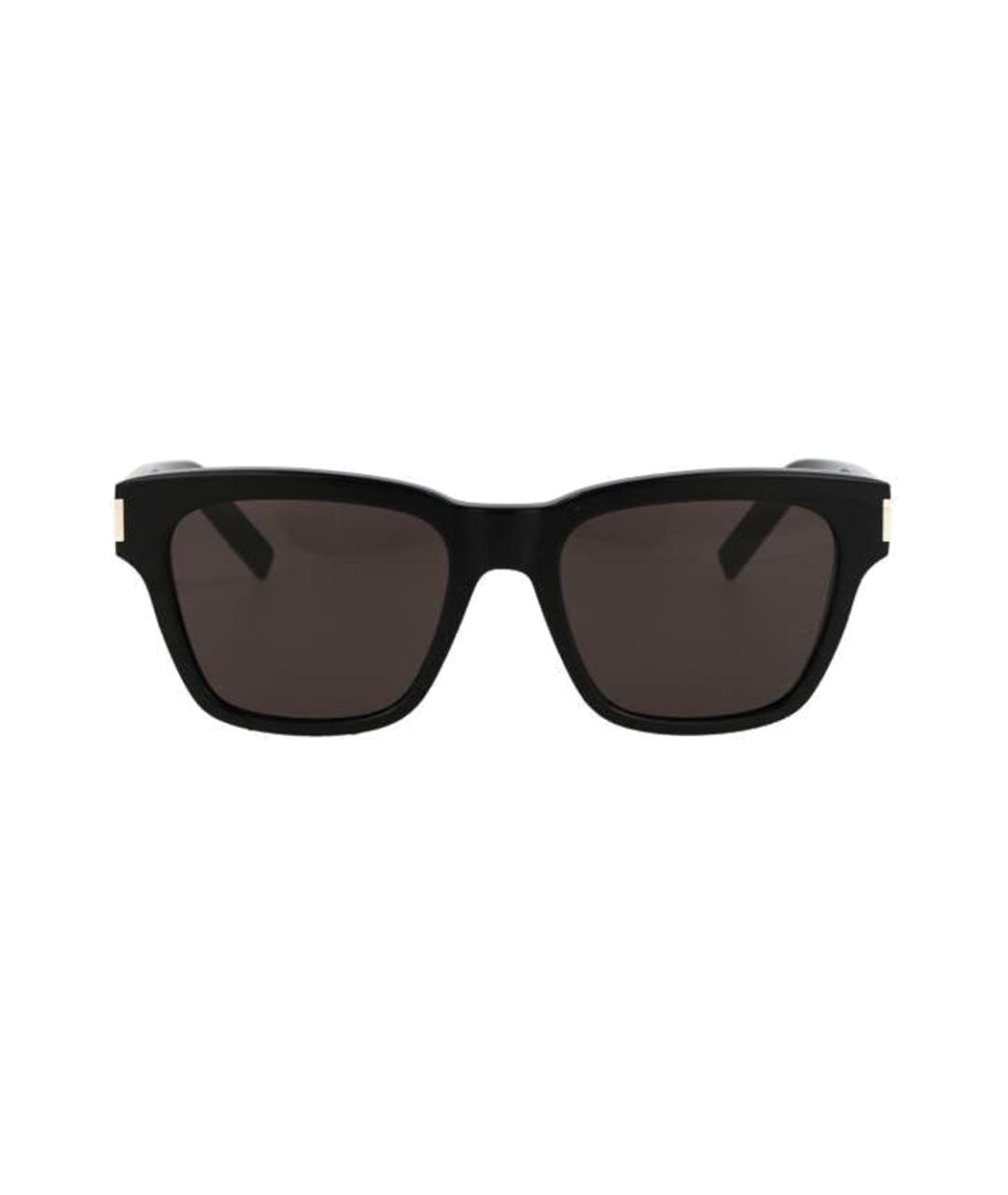 SAINT LAURENT Черные пластиковые солнцезащитные очки, фото 2