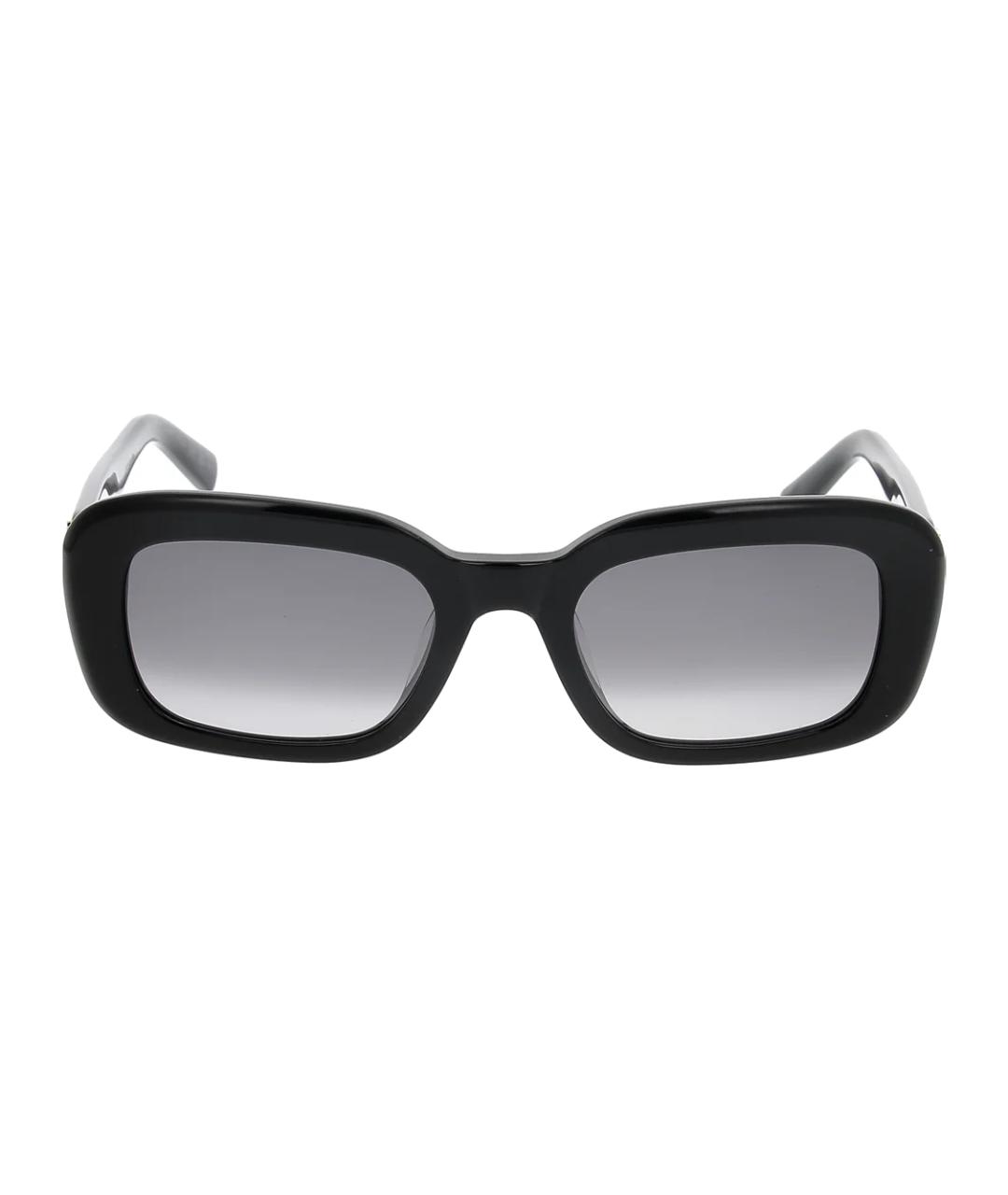 SAINT LAURENT Черные пластиковые солнцезащитные очки, фото 2