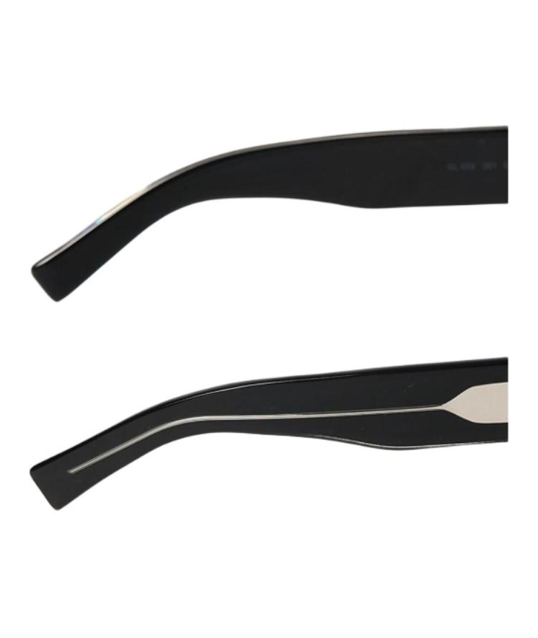 SAINT LAURENT Черные пластиковые солнцезащитные очки, фото 5