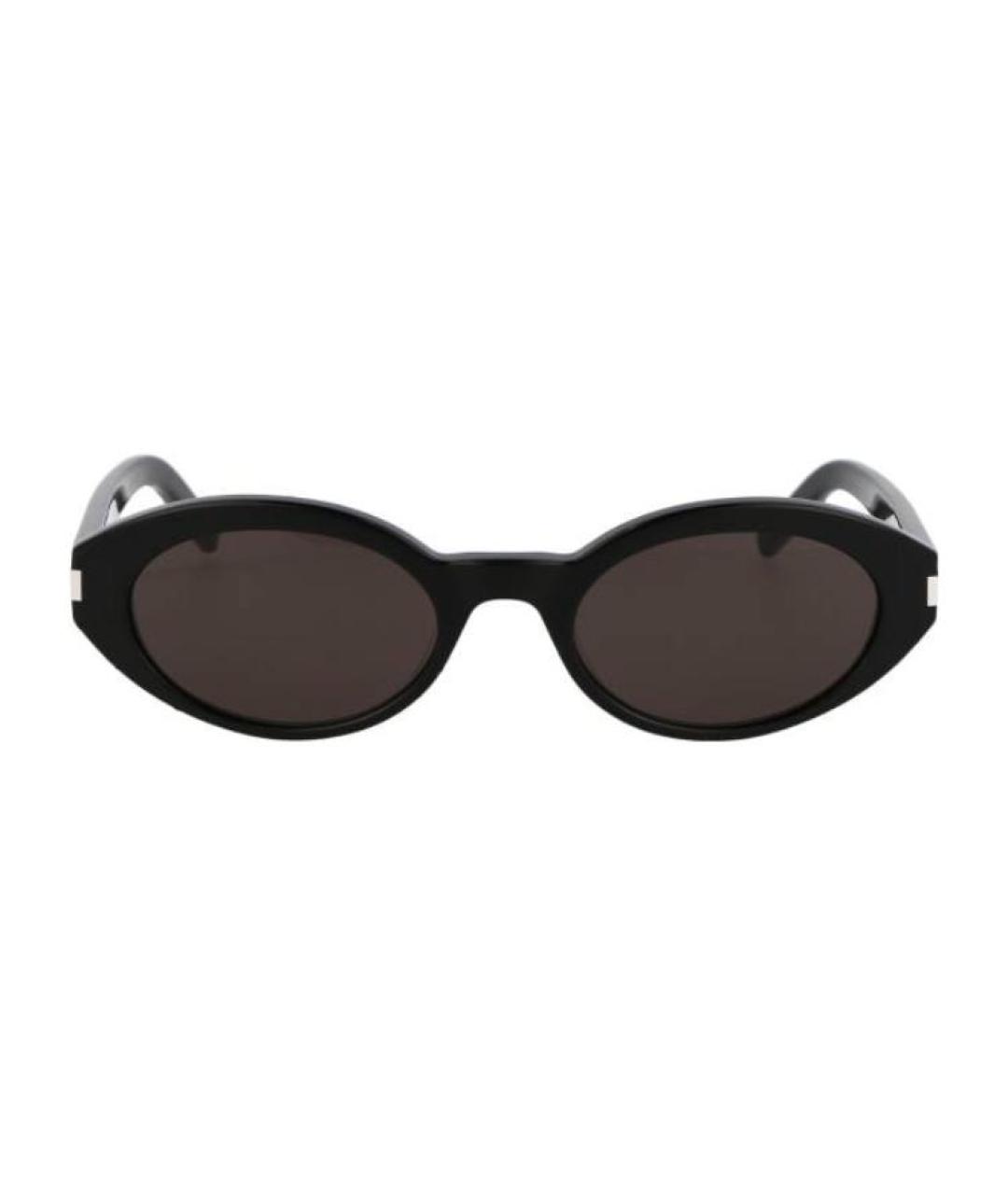 SAINT LAURENT Черные пластиковые солнцезащитные очки, фото 2