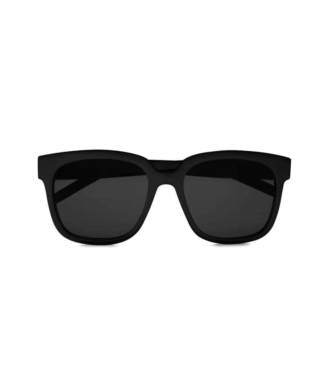 SAINT LAURENT Черные пластиковые солнцезащитные очки, фото 2