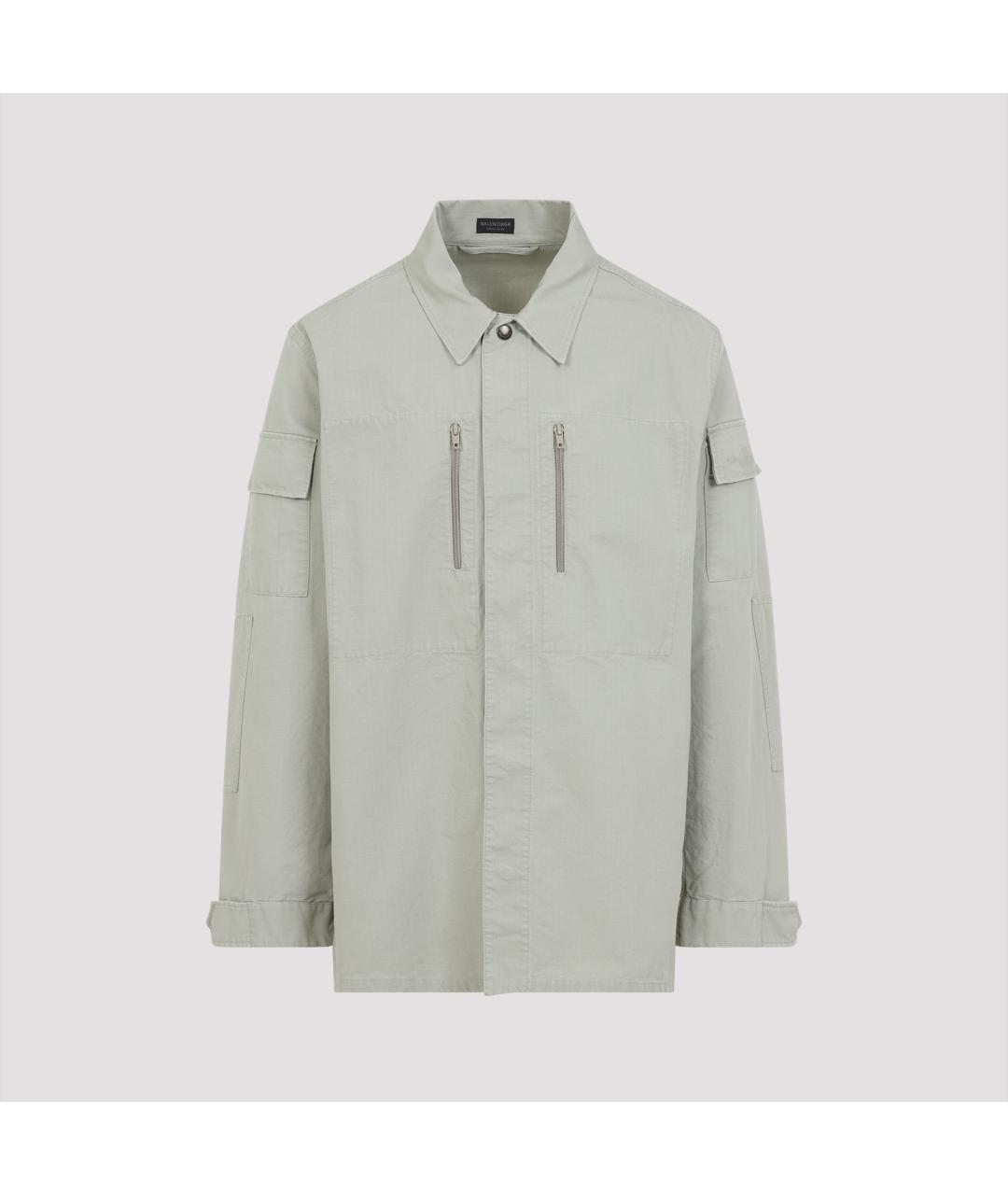 BALENCIAGA Бежевая кэжуал рубашка, фото 2