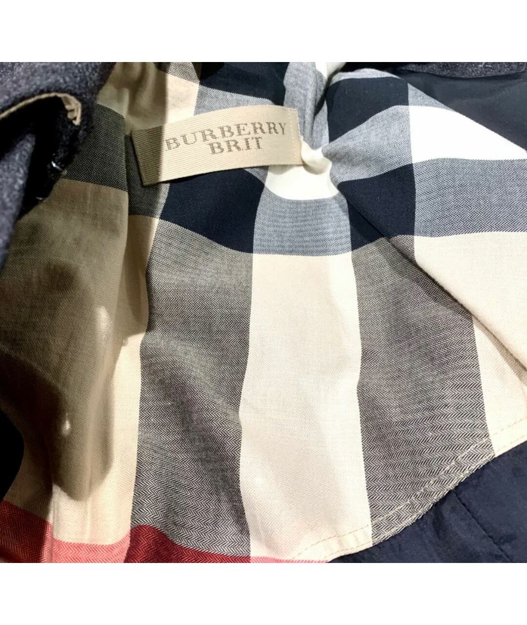 BURBERRY BRIT Антрацитовый кашемировый тренч/плащ, фото 8