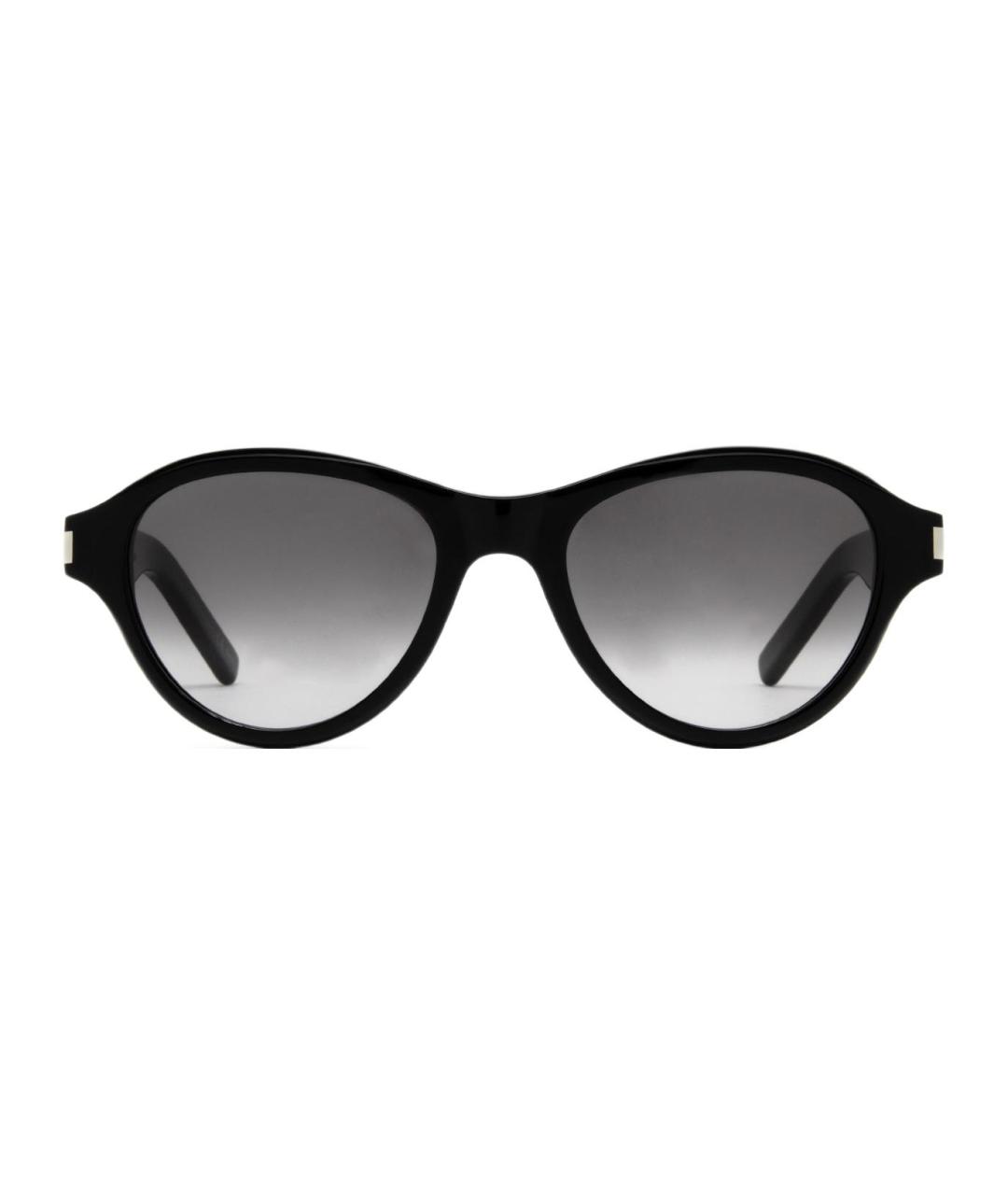 SAINT LAURENT Черные пластиковые солнцезащитные очки, фото 2