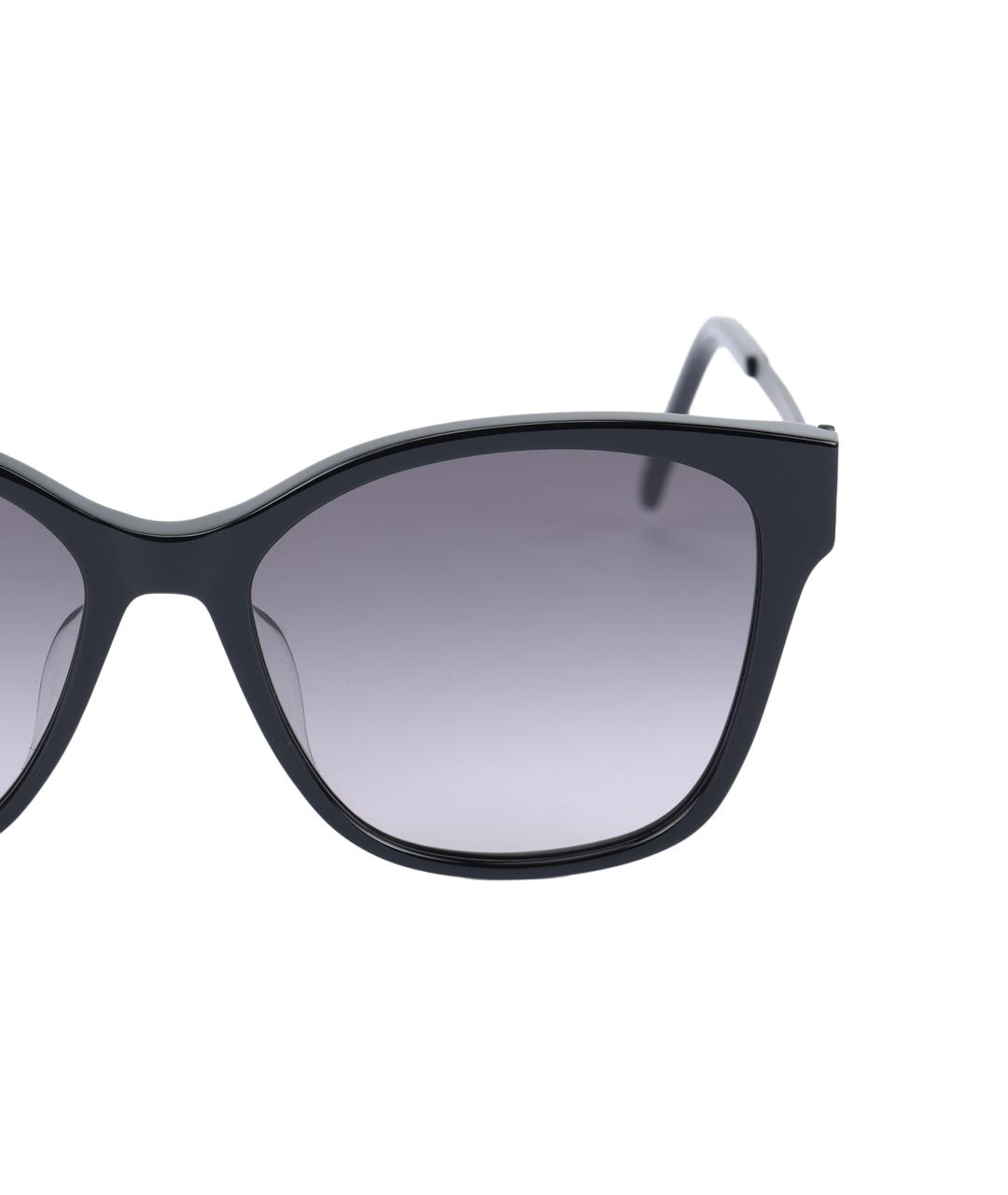 SAINT LAURENT Черные пластиковые солнцезащитные очки, фото 4