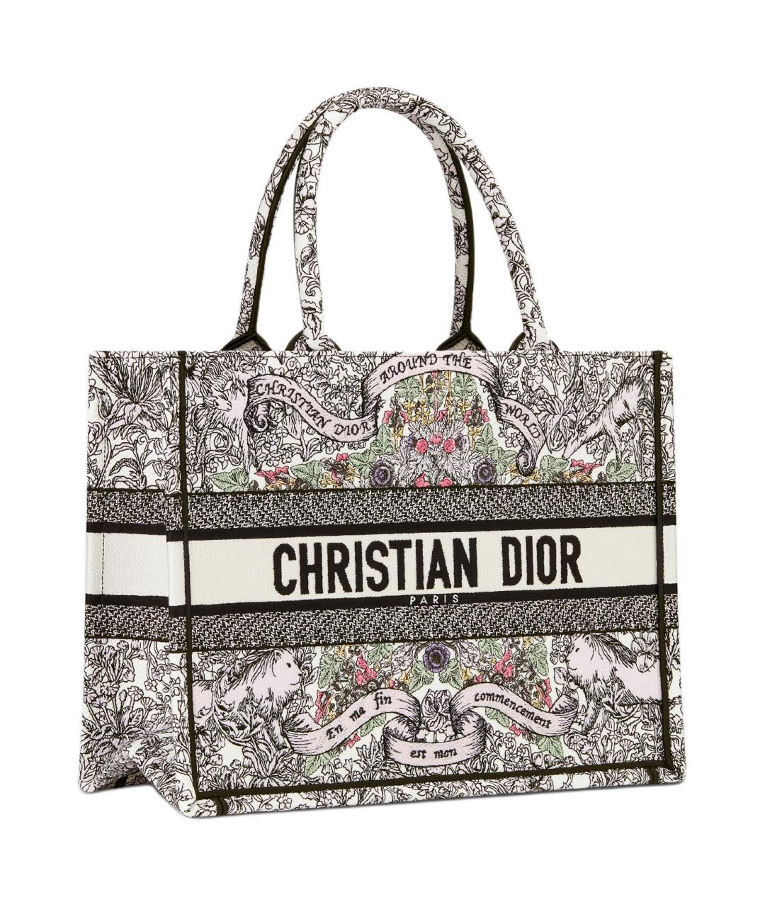 CHRISTIAN DIOR Мульти тканевая сумка тоут, фото 2