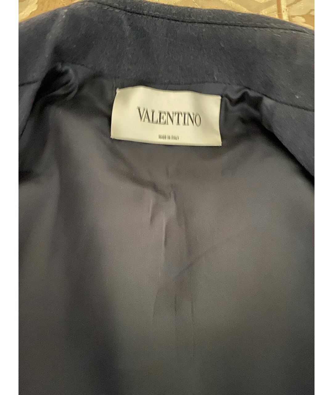 VALENTINO Темно-синяя шерстяная куртка, фото 5