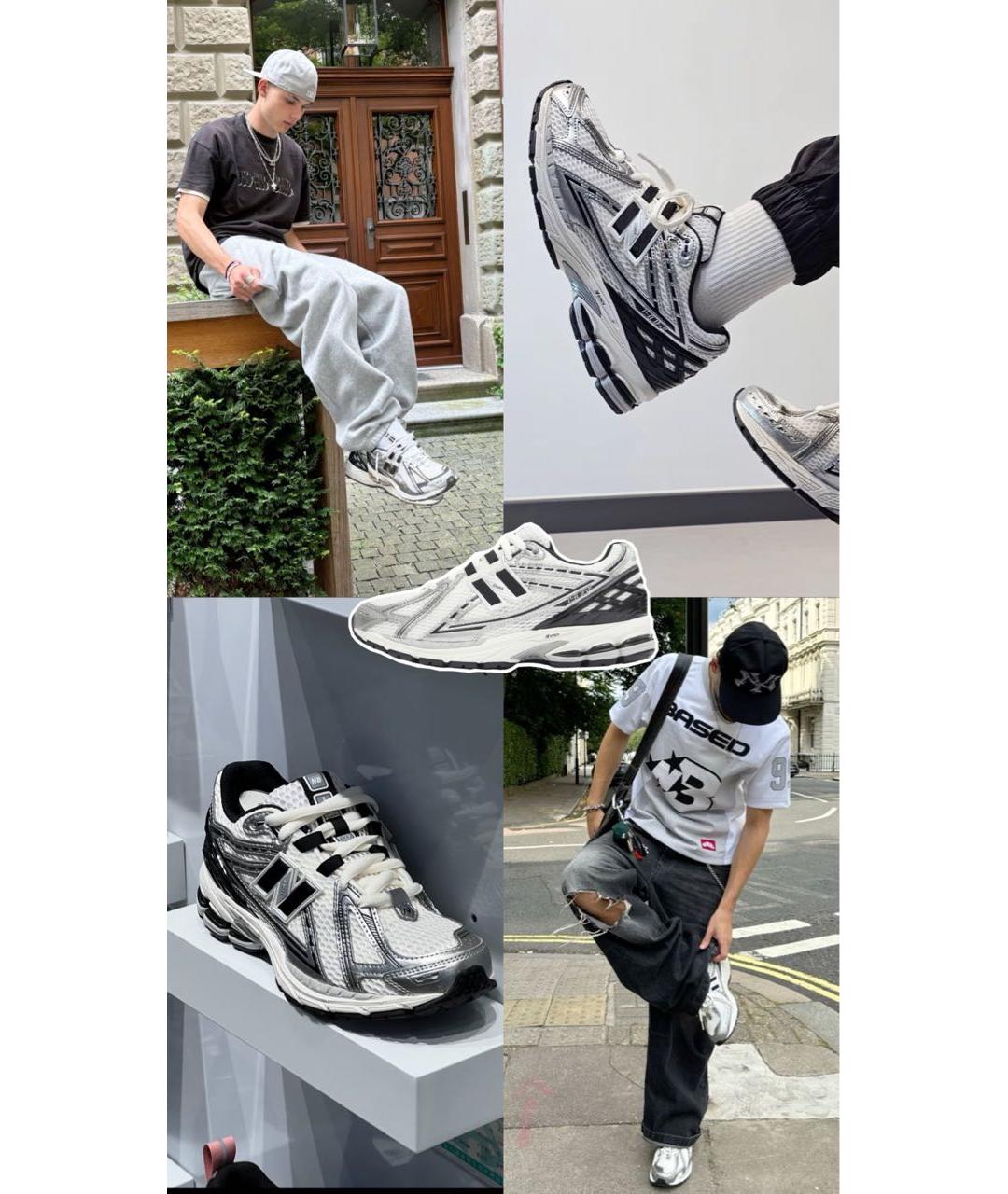 NEW BALANCE Серые кроссовки, фото 7
