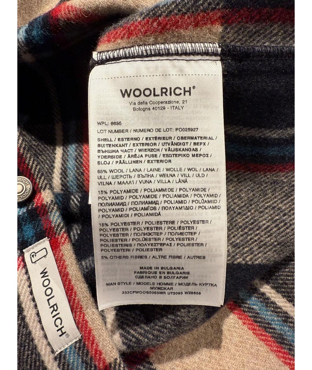 WOOLRICH Шерстяная рубашка, фото 5