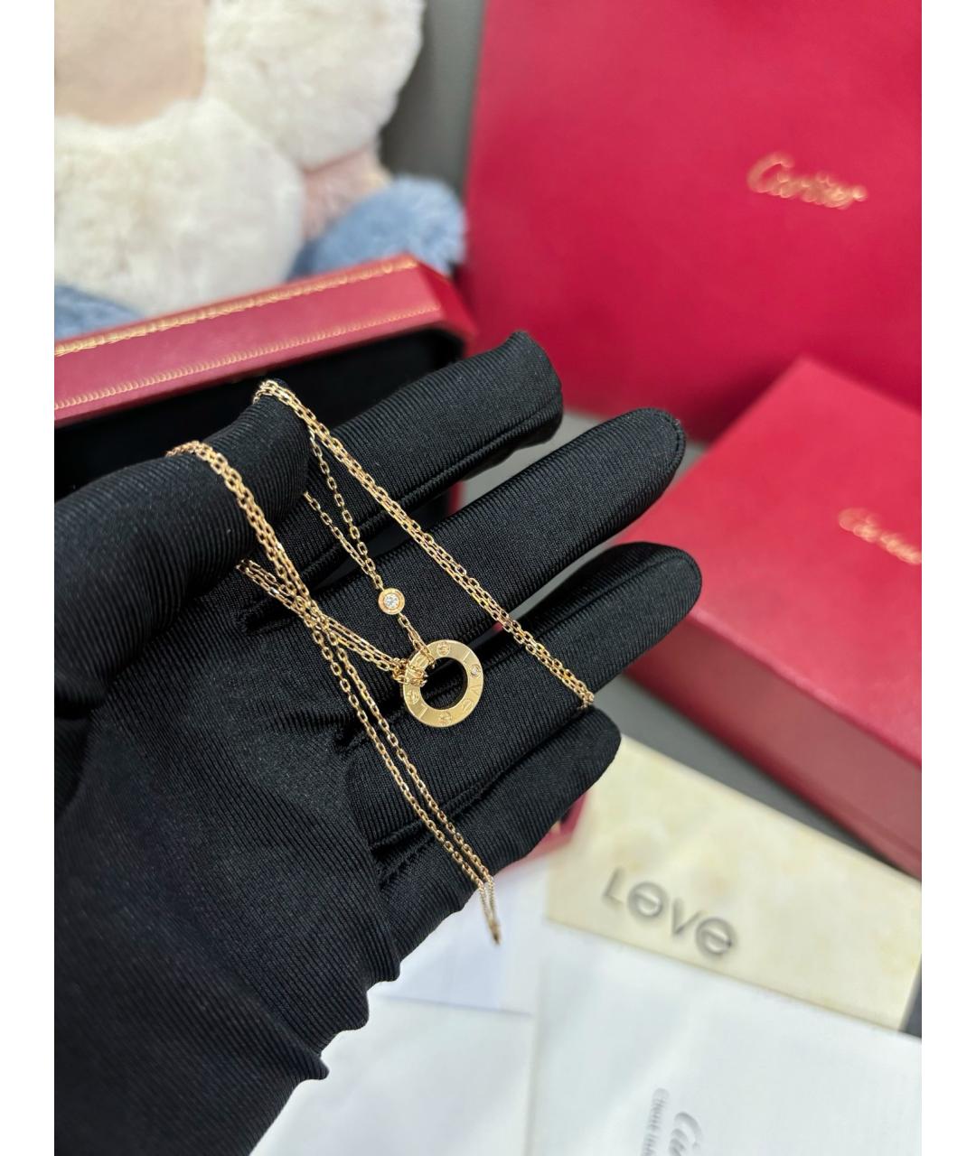 CARTIER Розовое колье из розового золота, фото 5