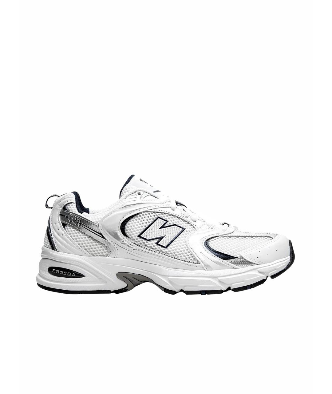 NEW BALANCE Белые нубуковые кроссовки, фото 1