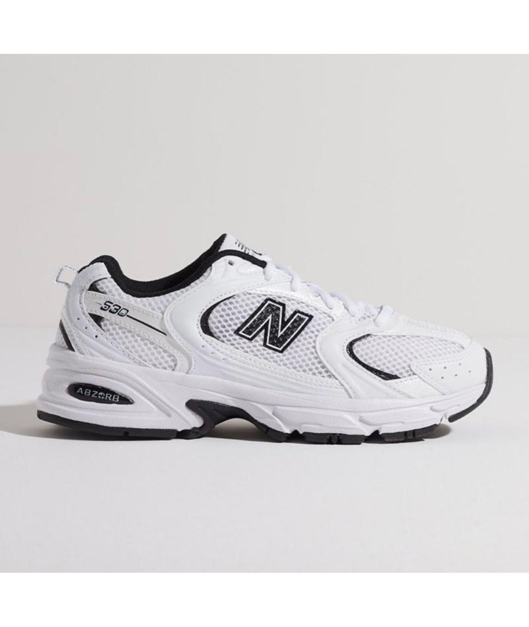 NEW BALANCE Белые неопреновые кроссовки, фото 4