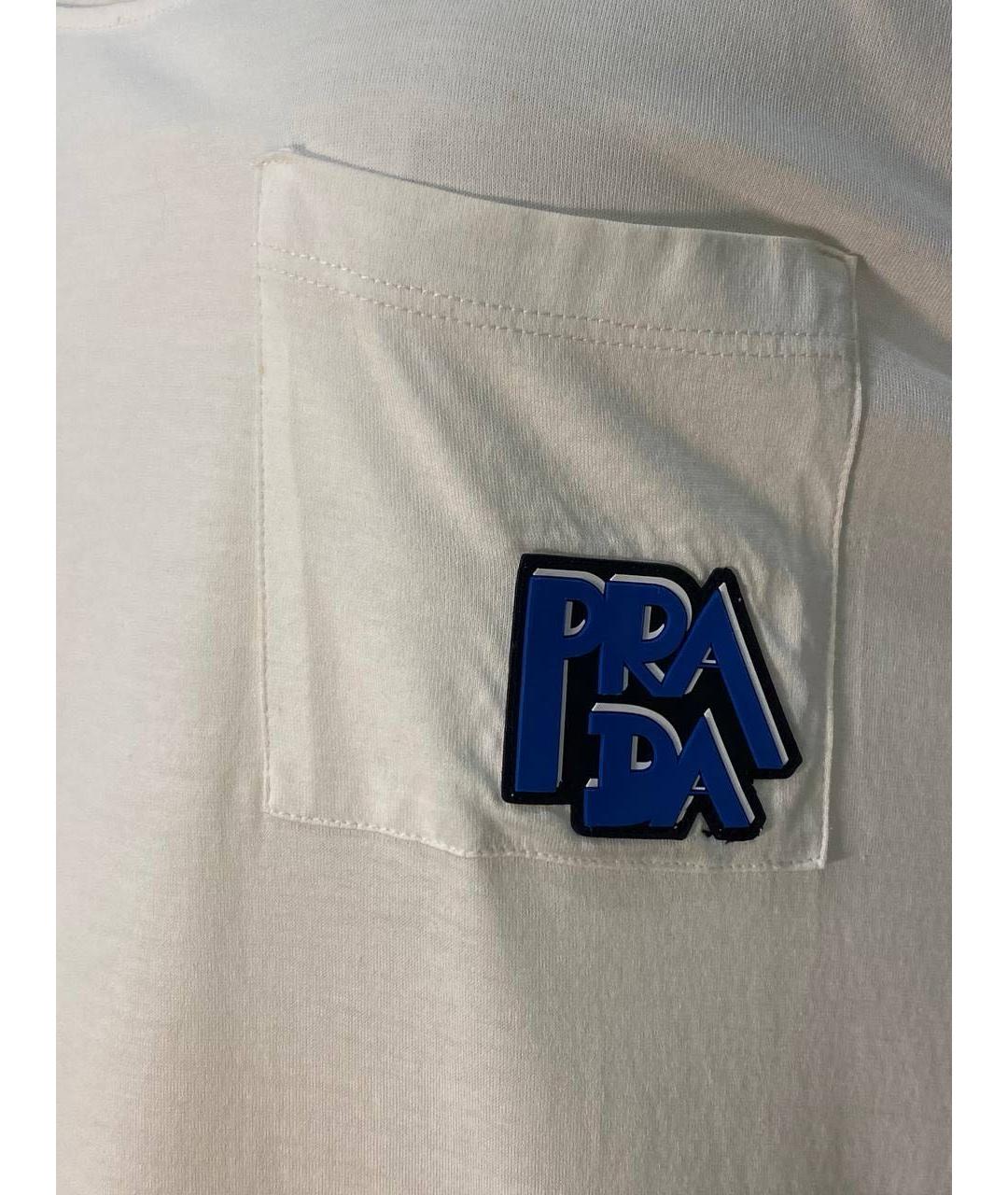 PRADA Белое льняное повседневное платье, фото 6