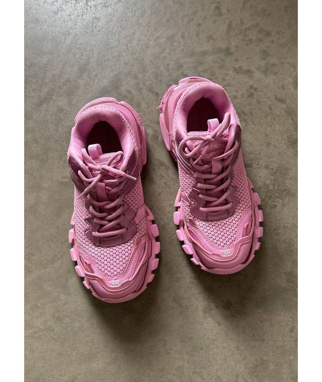 BALENCIAGA Розовые кроссовки, фото 2