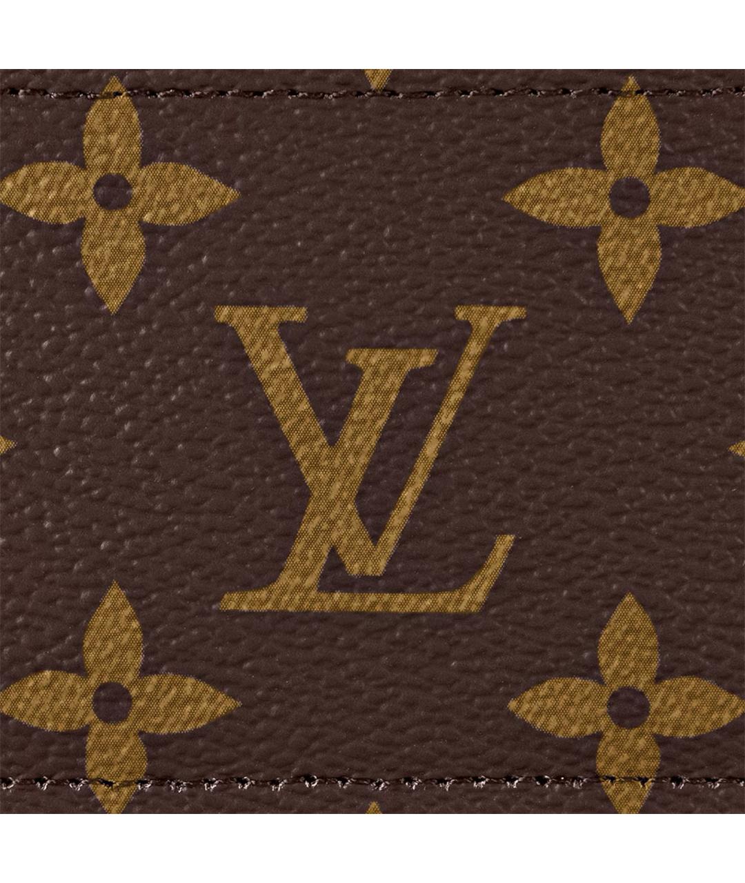 LOUIS VUITTON Коричневый кожаный кардхолдер, фото 4