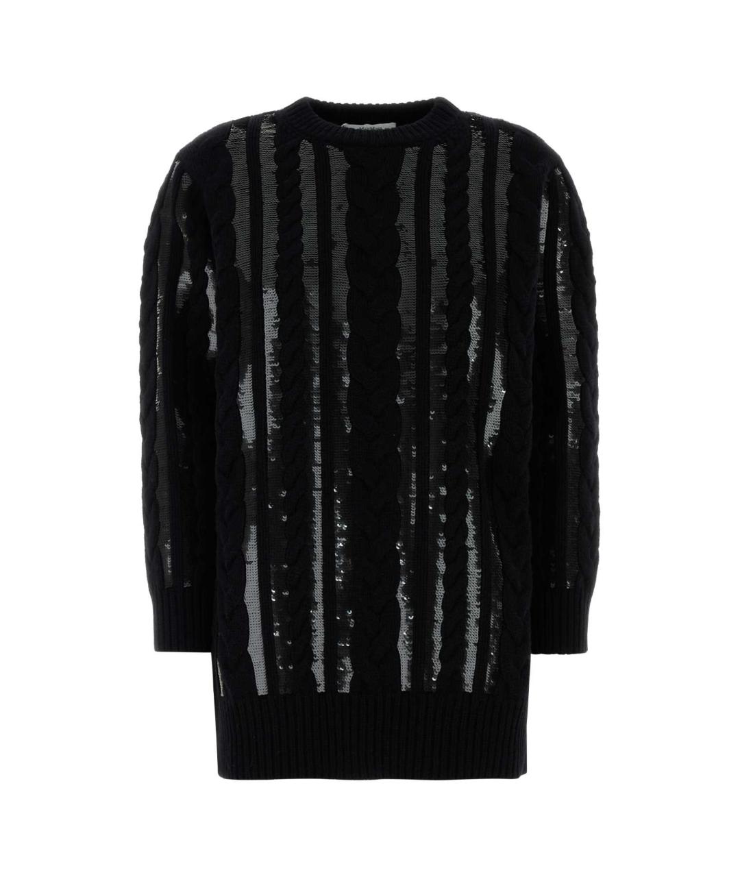 MAX MARA Черный шерстяной джемпер / свитер, фото 1