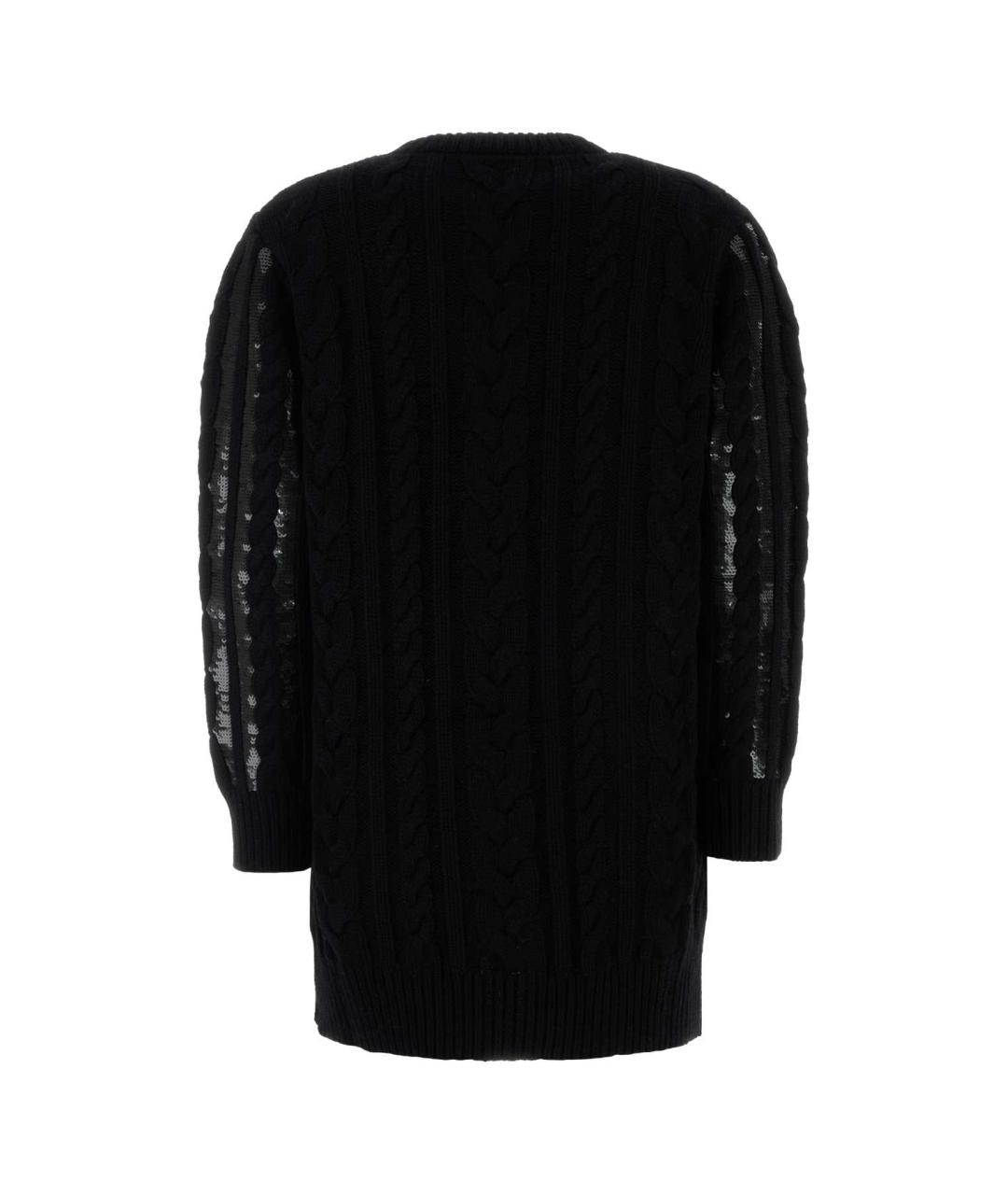 MAX MARA Черный шерстяной джемпер / свитер, фото 2