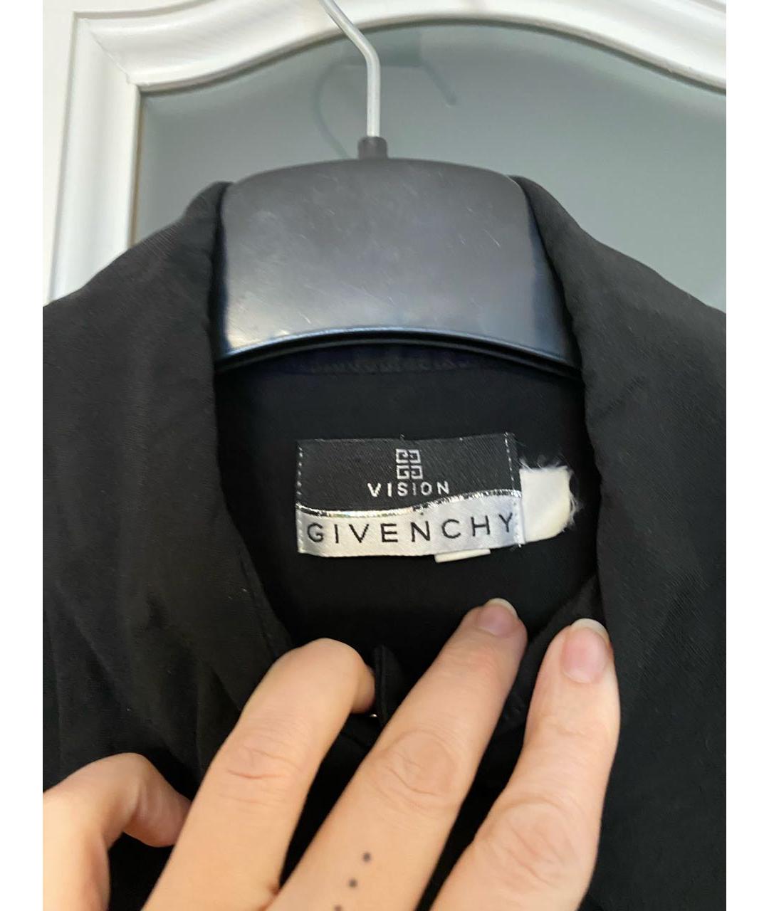 GIVENCHY Черное вискозное повседневное платье, фото 3