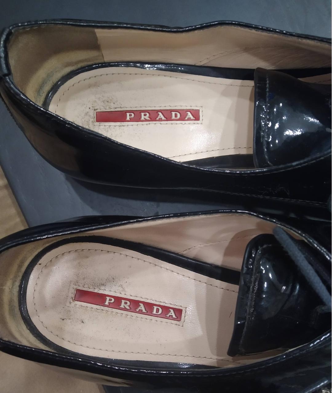 PRADA Черные туфли из лакированной кожи, фото 8