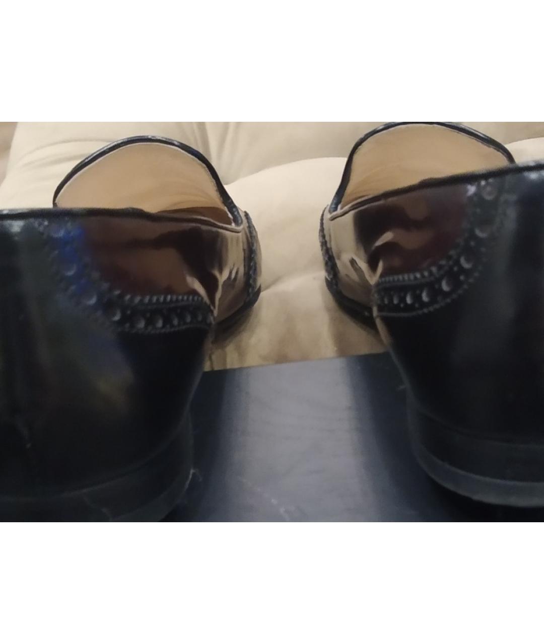 PRADA Коричневые кожаные лоферы, фото 4