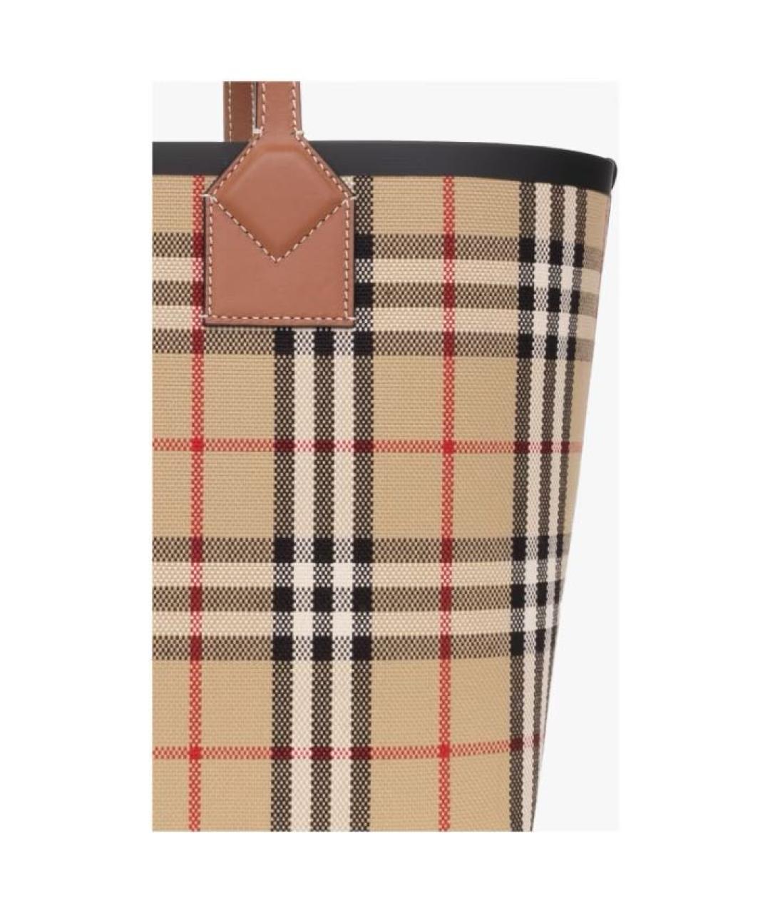 BURBERRY Бежевая сумка тоут, фото 5