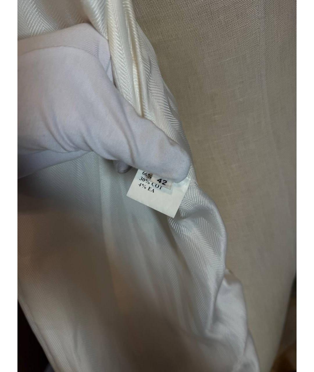 KITON Белый тренч/плащ, фото 6