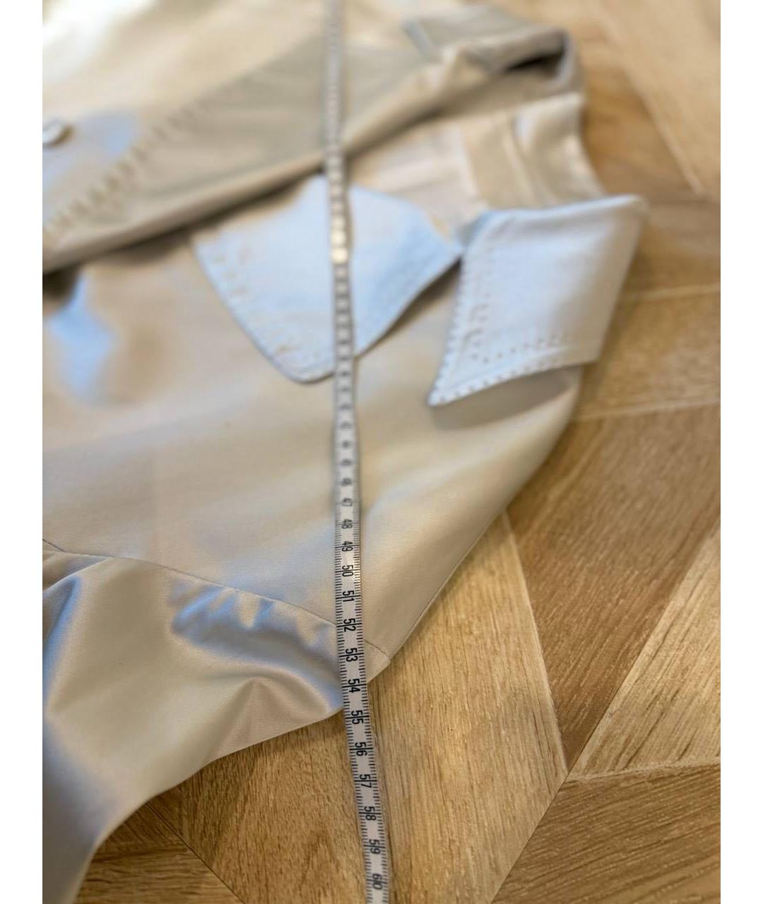 KITON Белый тренч/плащ, фото 7