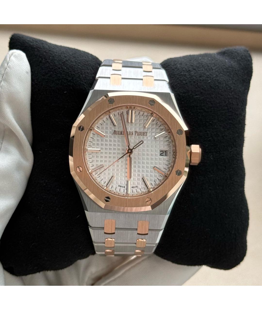 Audemars Piguet Белые часы из розового золота, фото 7