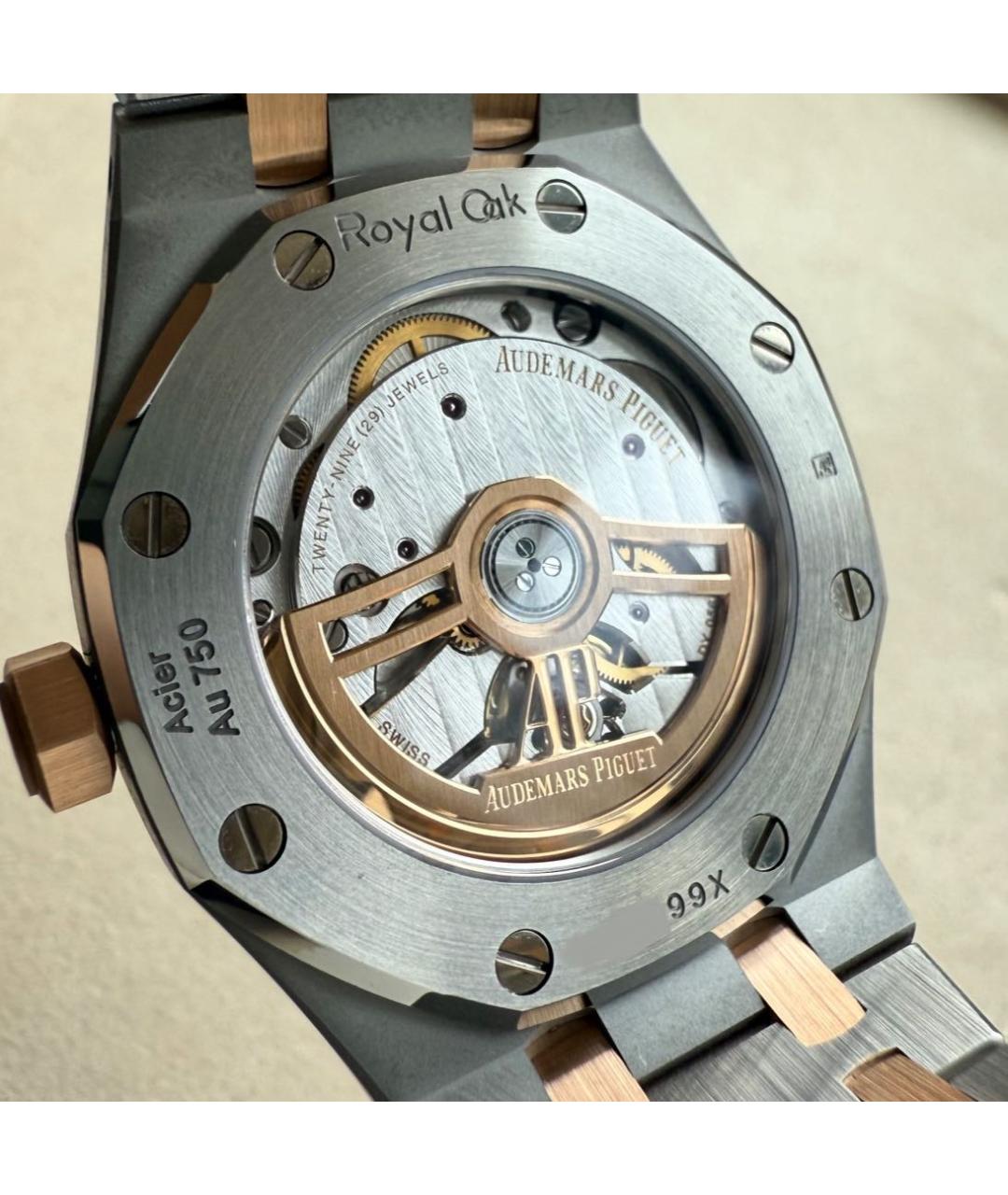 Audemars Piguet Белые часы из розового золота, фото 6