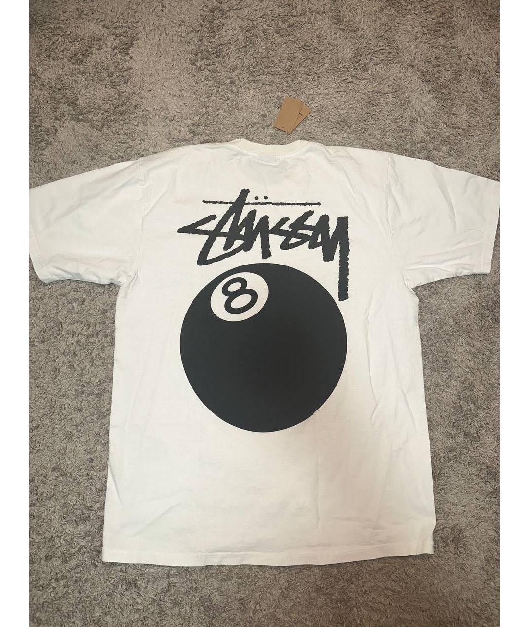 STUSSY Белая хлопковая майка, фото 2