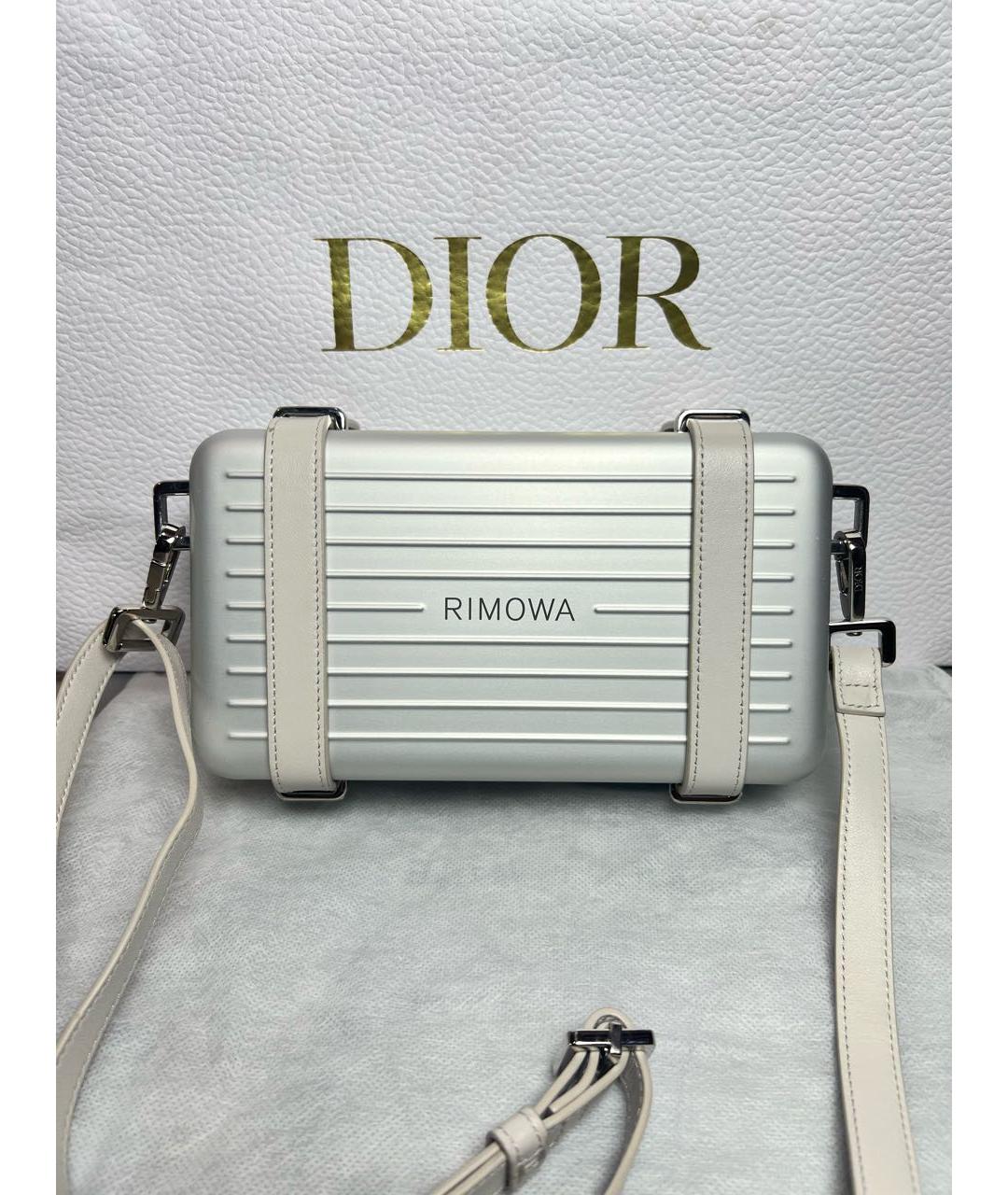 CHRISTIAN DIOR Серебряная сумка на плечо, фото 4