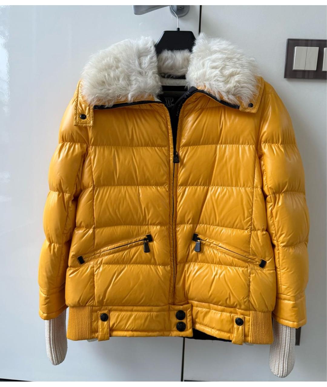 MONCLER GRENOBLE Желтый пуховик, фото 9