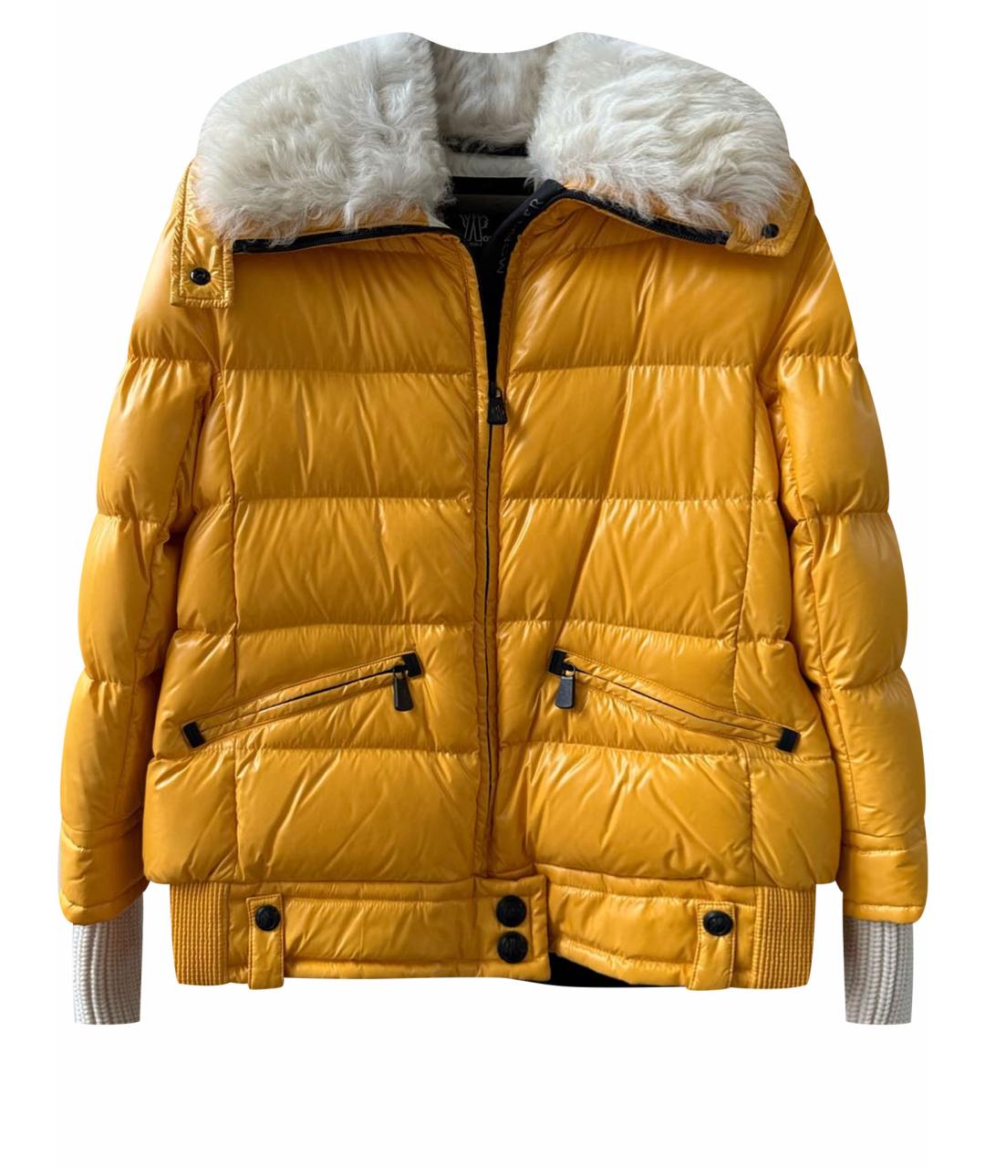 MONCLER GRENOBLE Желтый пуховик, фото 1