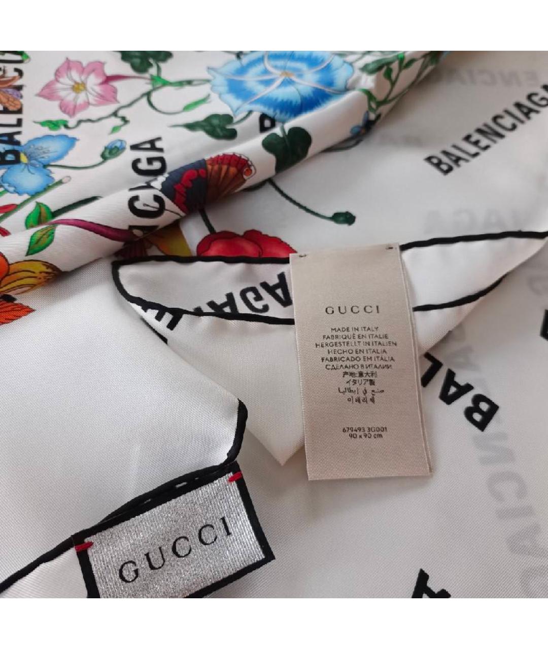 GUCCI Шелковый платок, фото 5