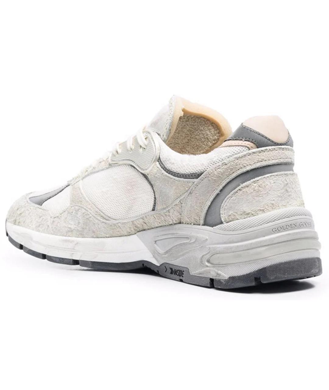 GOLDEN GOOSE DELUXE BRAND Белые замшевые низкие кроссовки / кеды, фото 4