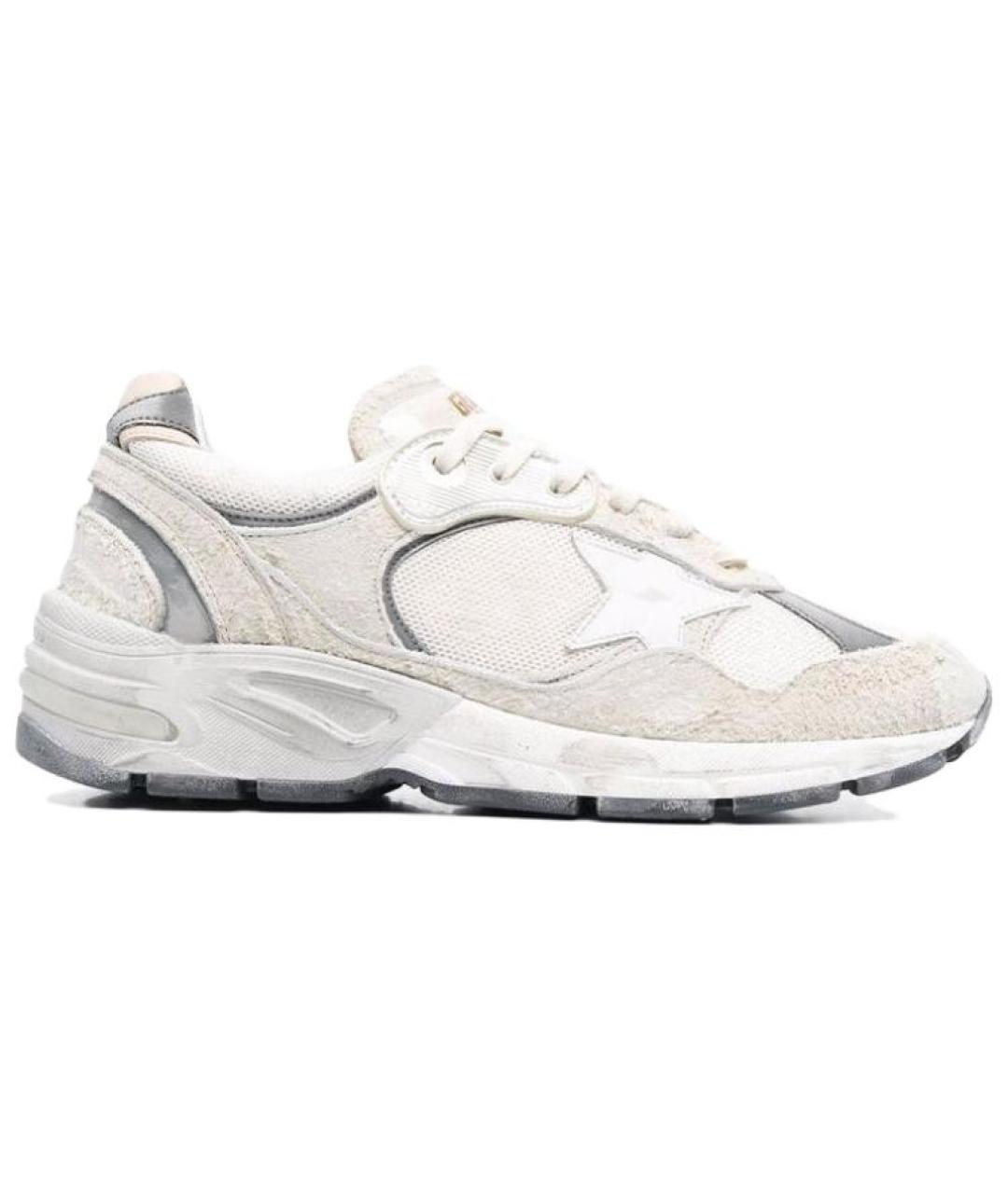 GOLDEN GOOSE DELUXE BRAND Белые замшевые кроссовки, фото 1