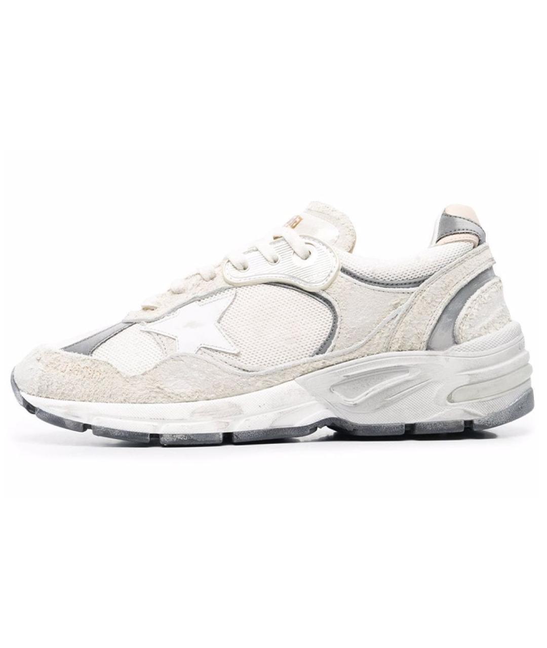 GOLDEN GOOSE DELUXE BRAND Белые замшевые кроссовки, фото 2
