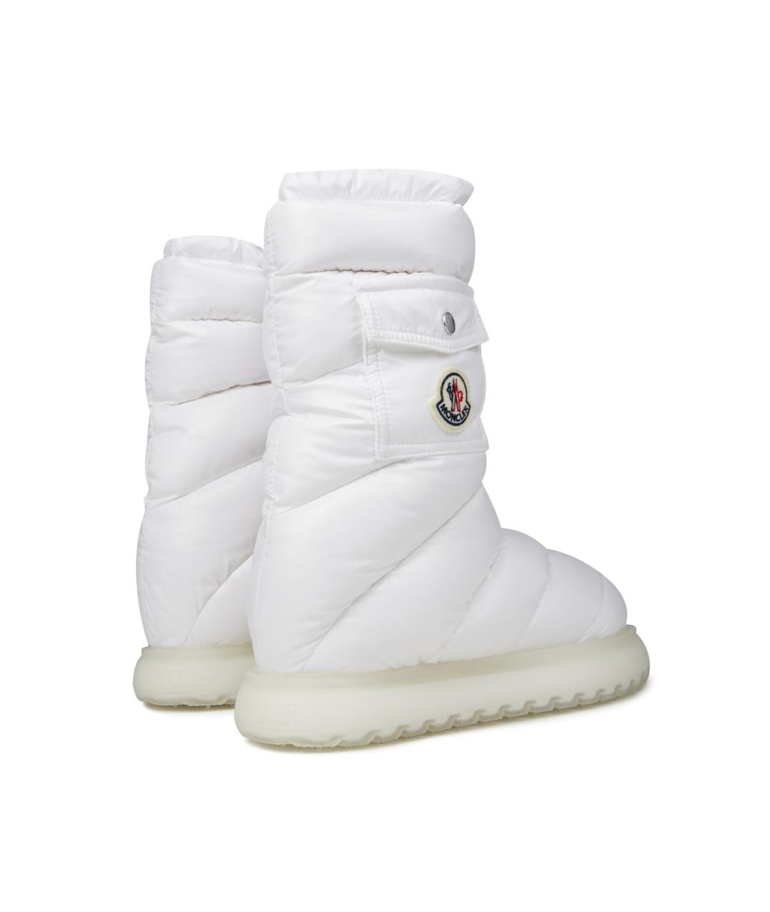 MONCLER Белые текстильные сапоги, фото 3