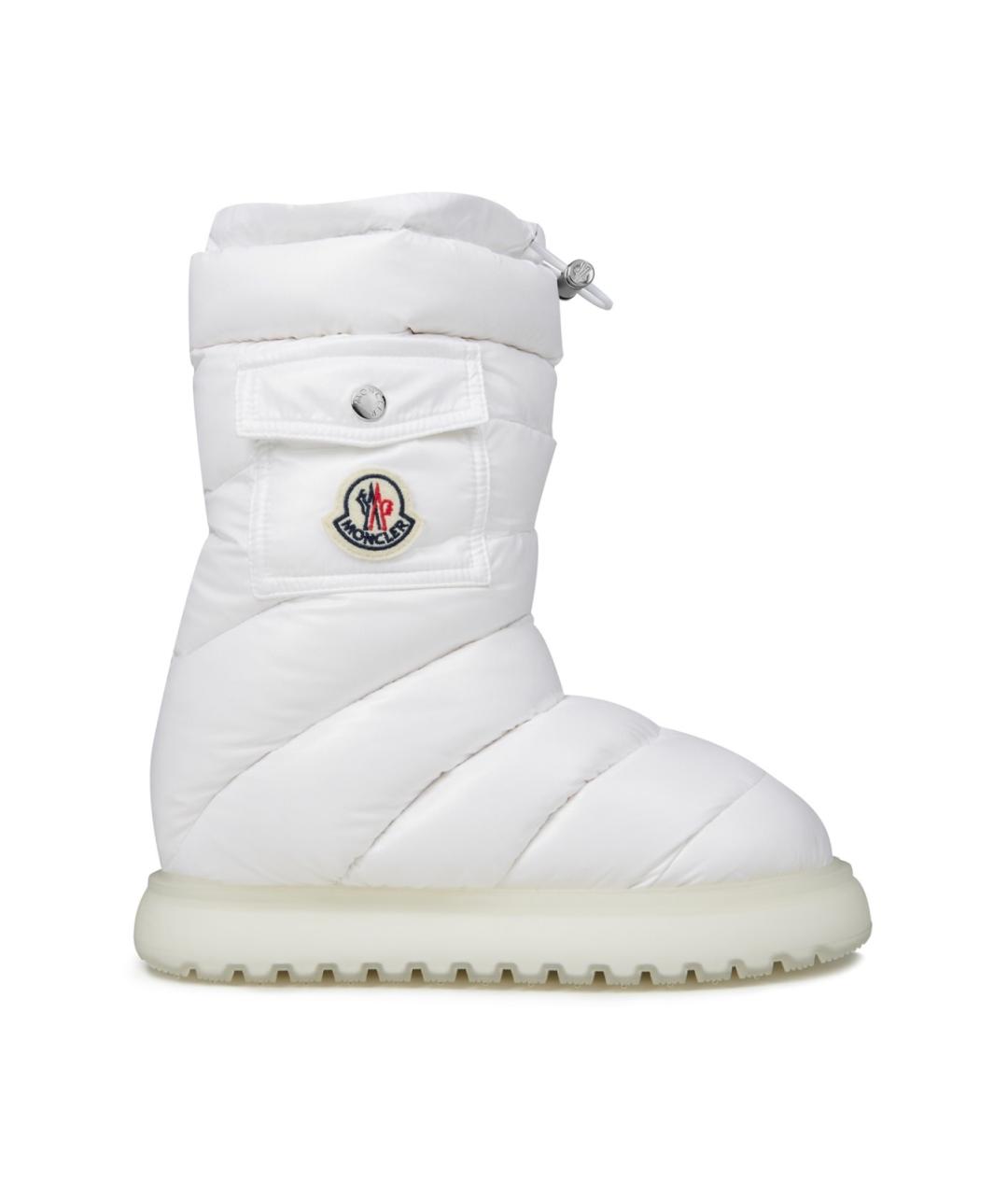 MONCLER Белые текстильные сапоги, фото 1