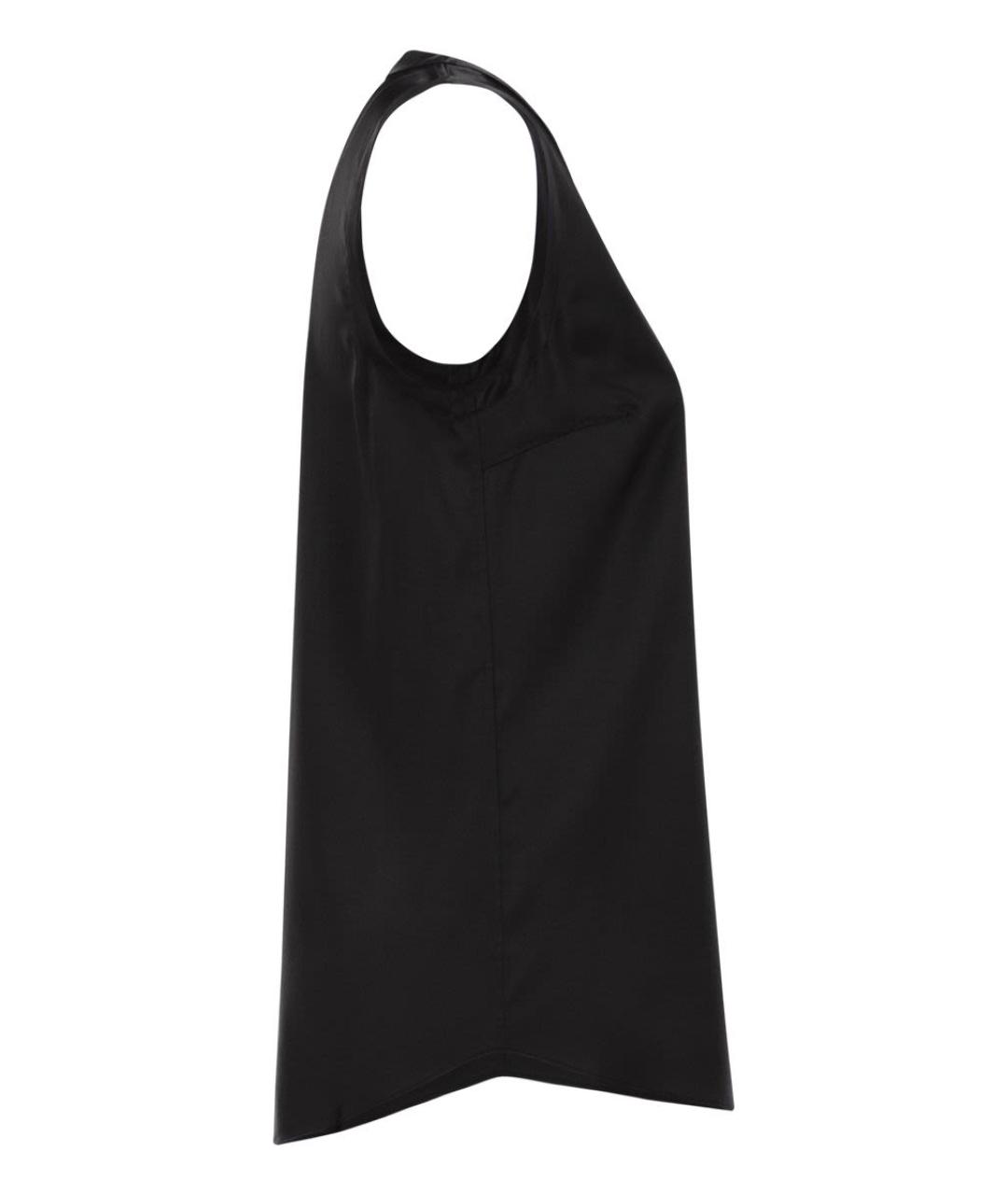 BRUNELLO CUCINELLI Черная шелковая блузы, фото 3