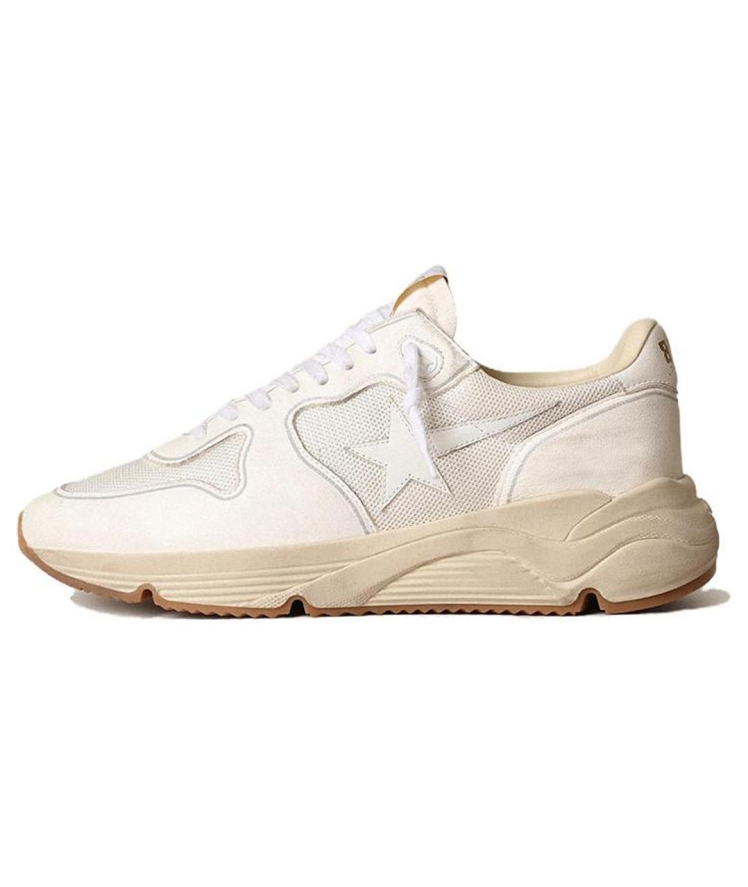 GOLDEN GOOSE DELUXE BRAND Белые кожаные кроссовки, фото 2