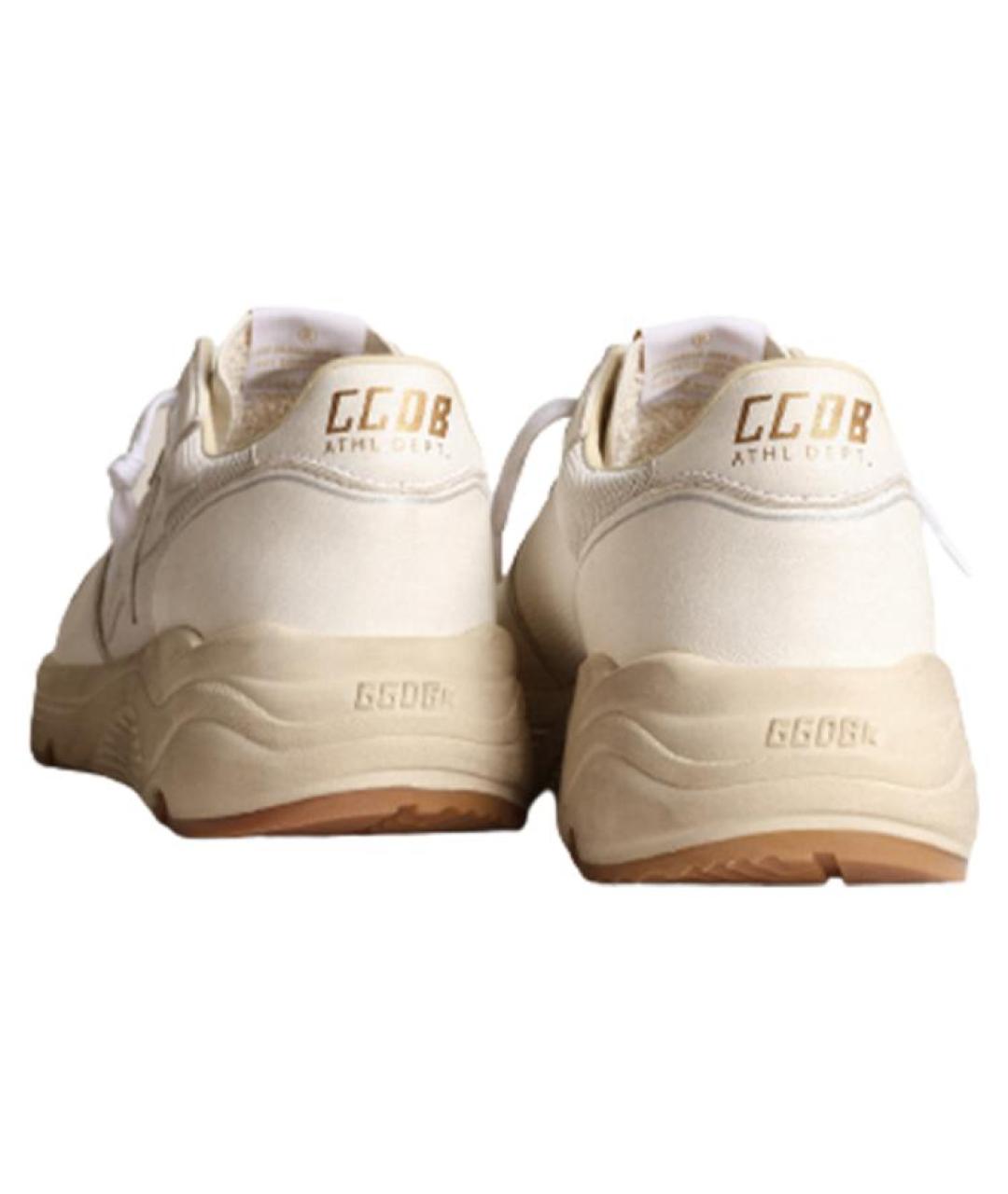 GOLDEN GOOSE DELUXE BRAND Белые кожаные кроссовки, фото 5