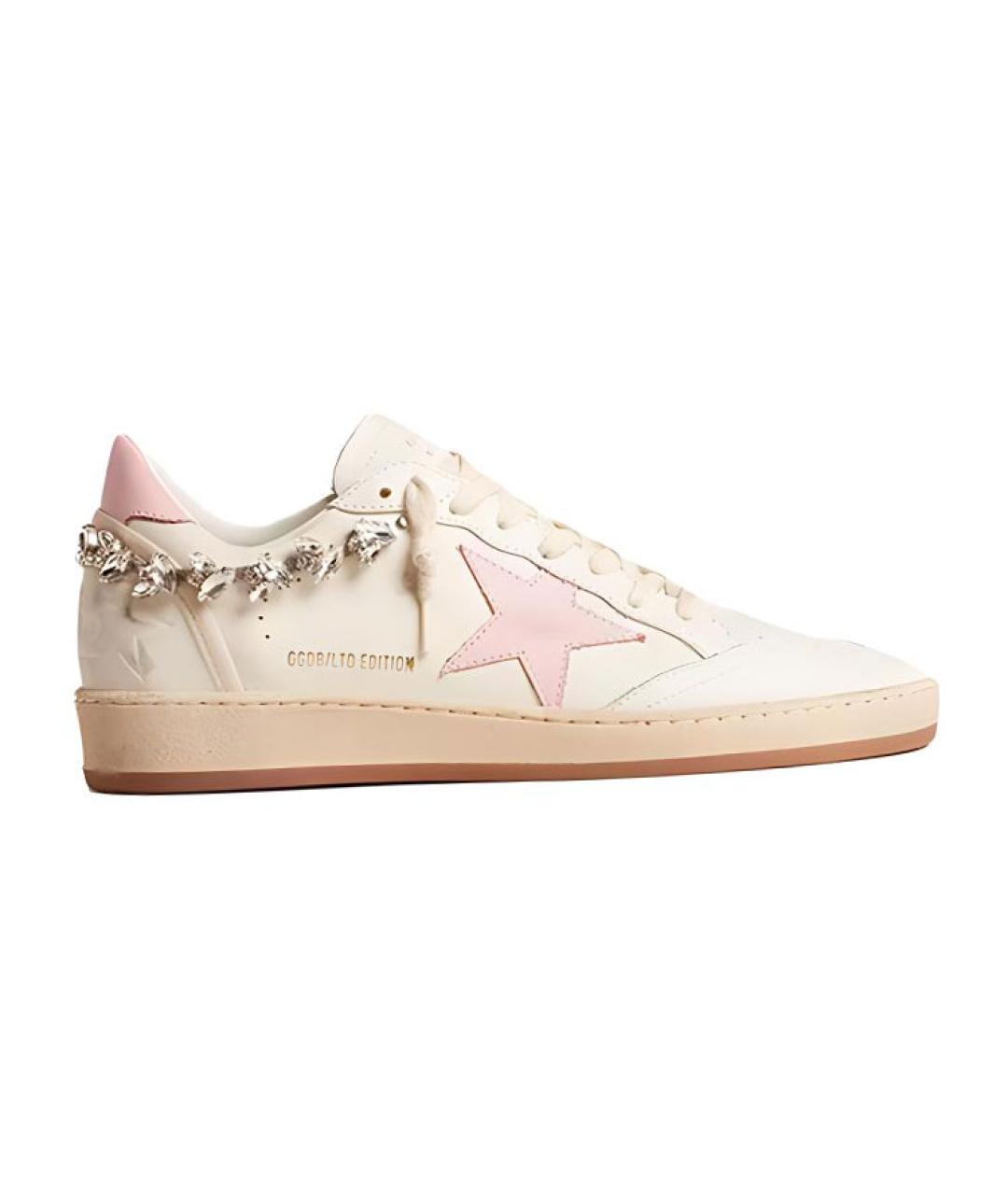 GOLDEN GOOSE DELUXE BRAND Белые кожаные кроссовки, фото 1