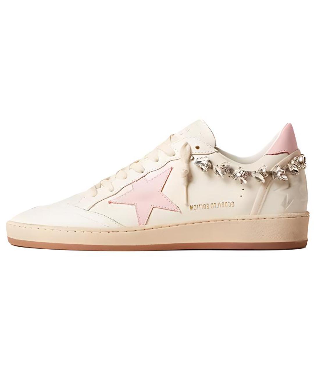 GOLDEN GOOSE DELUXE BRAND Белые кожаные кроссовки, фото 2