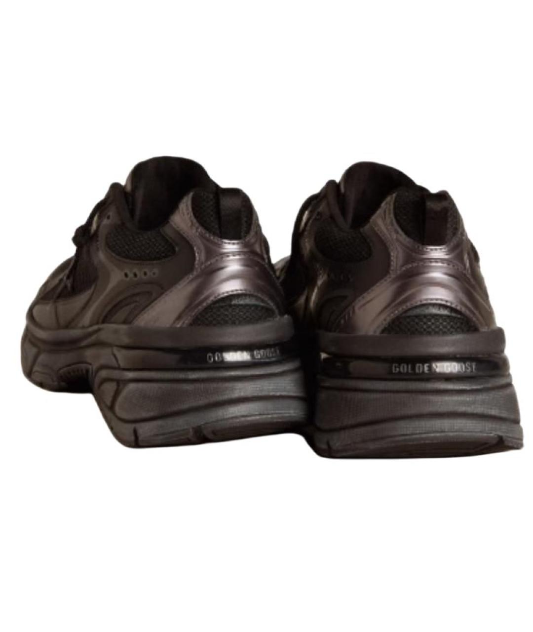 GOLDEN GOOSE DELUXE BRAND Коричневые кожаные кроссовки, фото 4