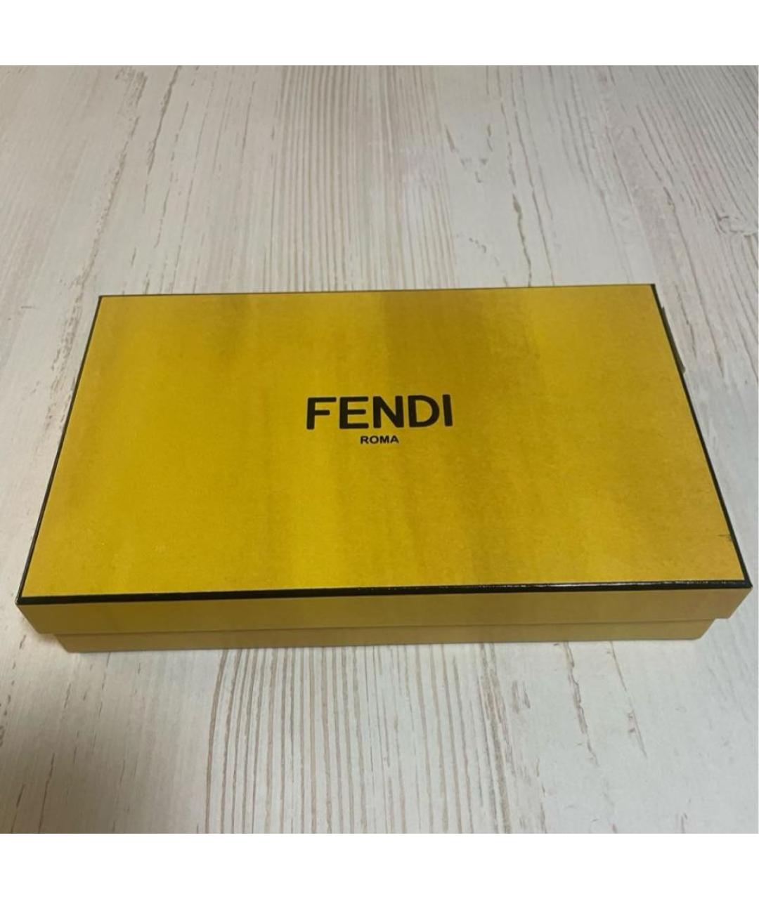 FENDI Коричневый кошелек, фото 6