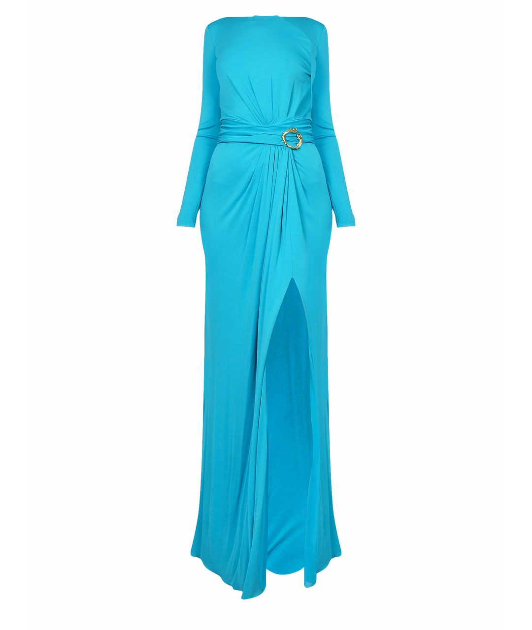 EMILIO PUCCI Голубое вискозное вечернее платье, фото 1