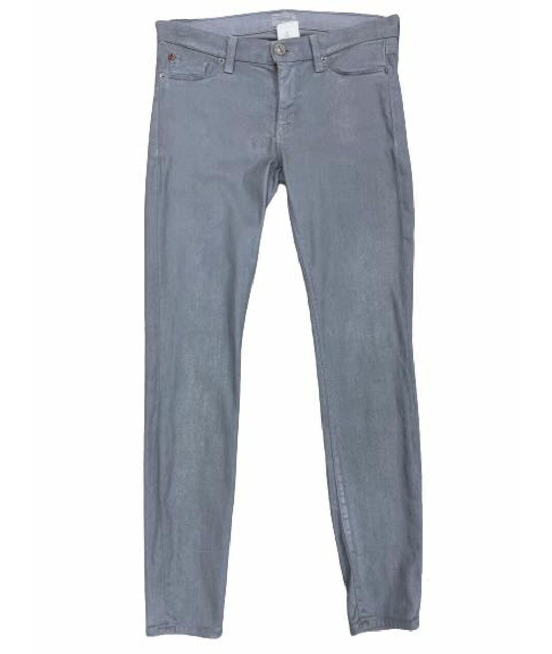 HUDSON Серые хлопко-лиоцелловые джинсы слим, фото 1